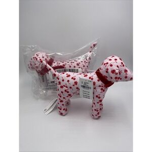 Lot 2 New 2026 Victoria's Secret Pink Valentines Day Dogs Cherries Stuffed Red